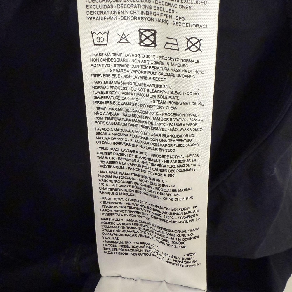 NWT Armani Exchange Jacket Mens Small Milano Edition Loose Fit Zip Front SS24 - Picture 11 of 11